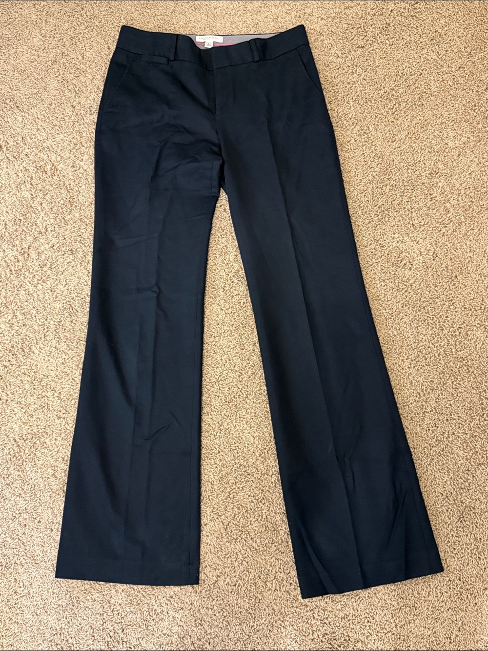 Banana Republic Black Boot-Cut Dress Pants